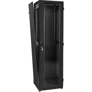 Шкаф телекоммуникационный напольный 48U (800 × 1000) ЦМО ШТК-М-48.8.10-1ААА-9005